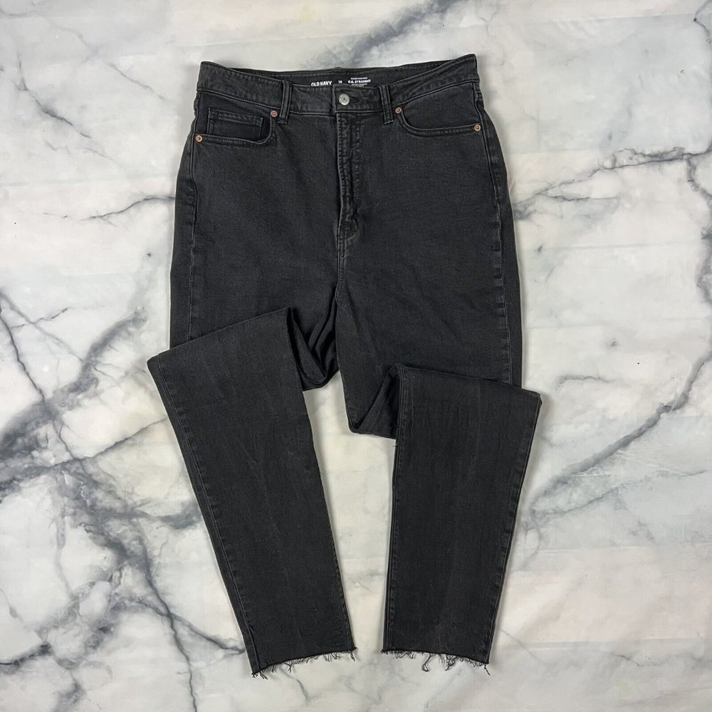Old Navy O.G. Straight Jeans Size 14 Tall Higher High Rise Secret Smooth Pockets